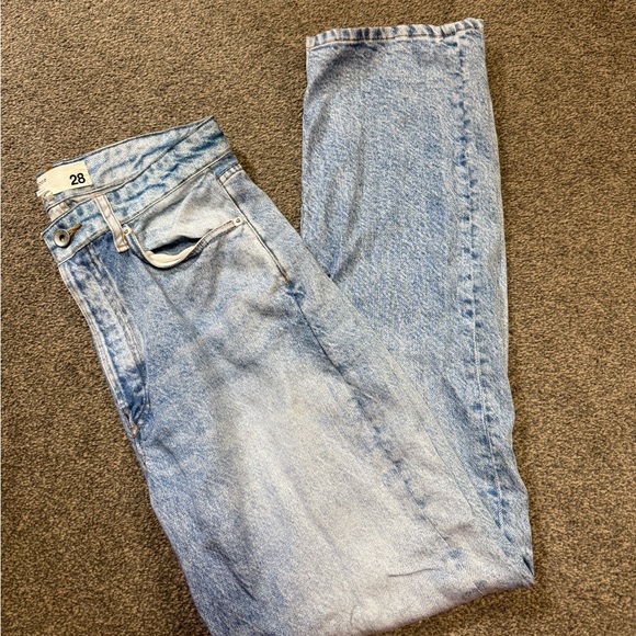 Rag & Bone The Viral Sweatpants/ Jeans Miramar Shea High Rise Relaxed size 28 - Picture 9 of 12